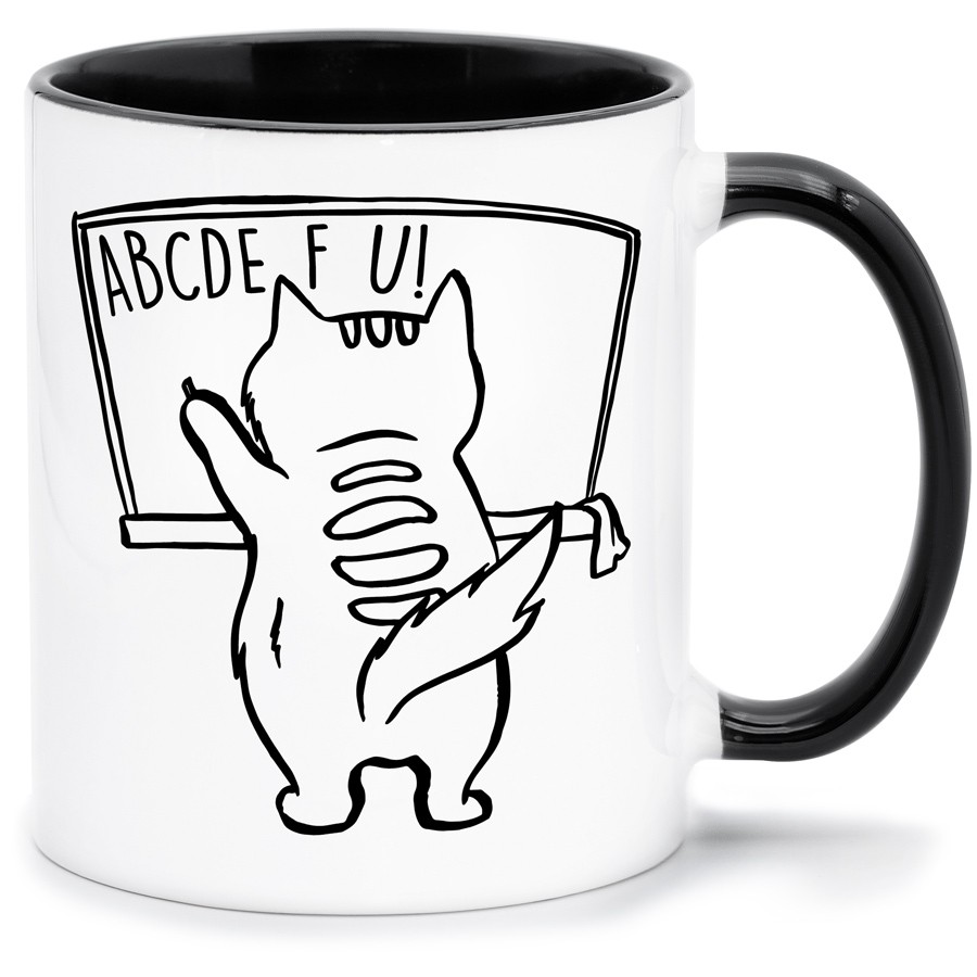 ABCD FU Küche & Wohnen Tassen, T-Shirts mit Katzen und Hundemotiven