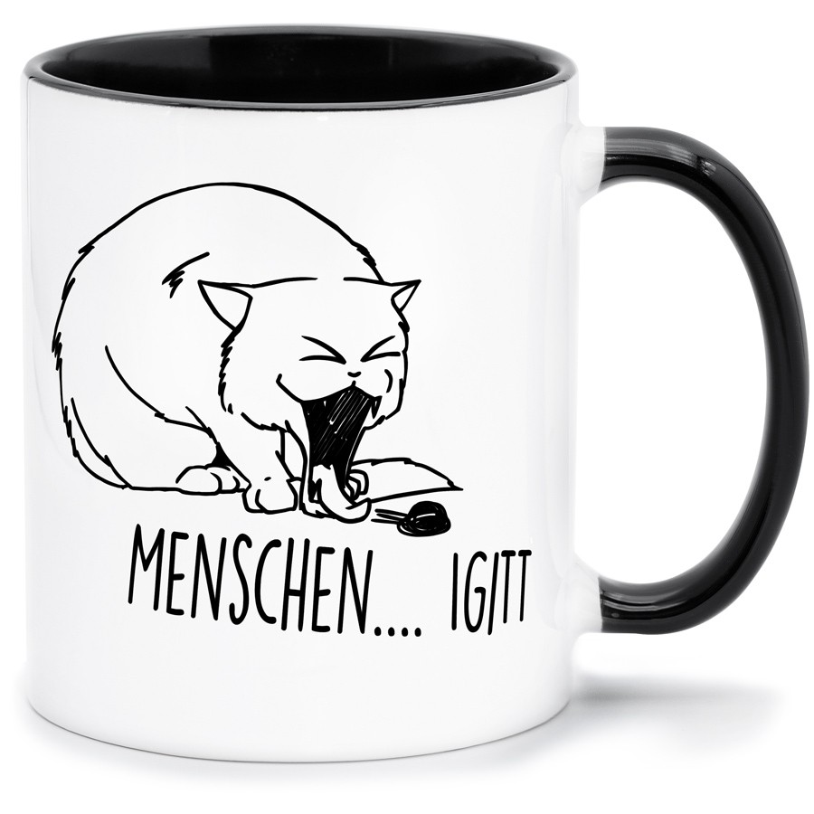 MENSCHEN IGITT Küche & Wohnen Tassen, T-Shirts mit Katzen und Hundemotiven