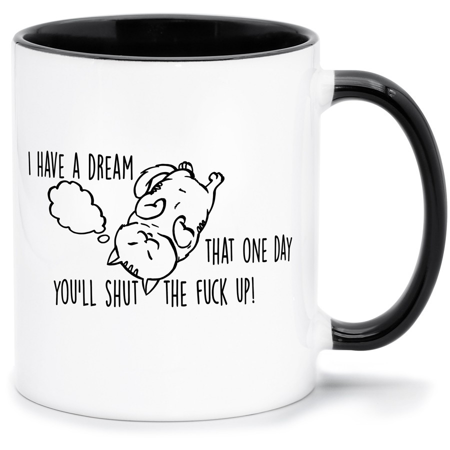 I HAVE A DREAM Küche & Wohnen Tassen, T-Shirts mit Katzen und Hundemotiven