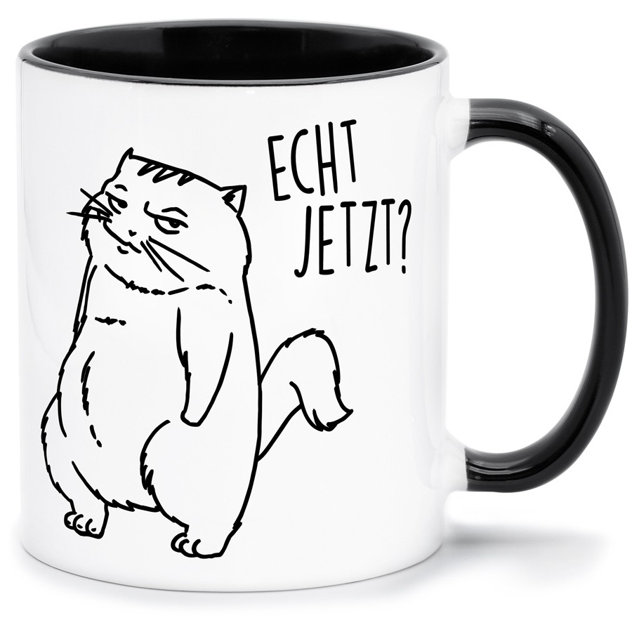 ECHT JETZT Küche & Wohnen Tassen, T-Shirts mit Katzen und Hundemotiven