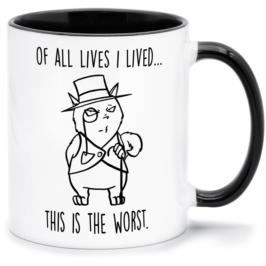OF ALL LIVES I LIVED Küche & Wohnen Tassen, T-Shirts mit Katzen und Hundemotiven